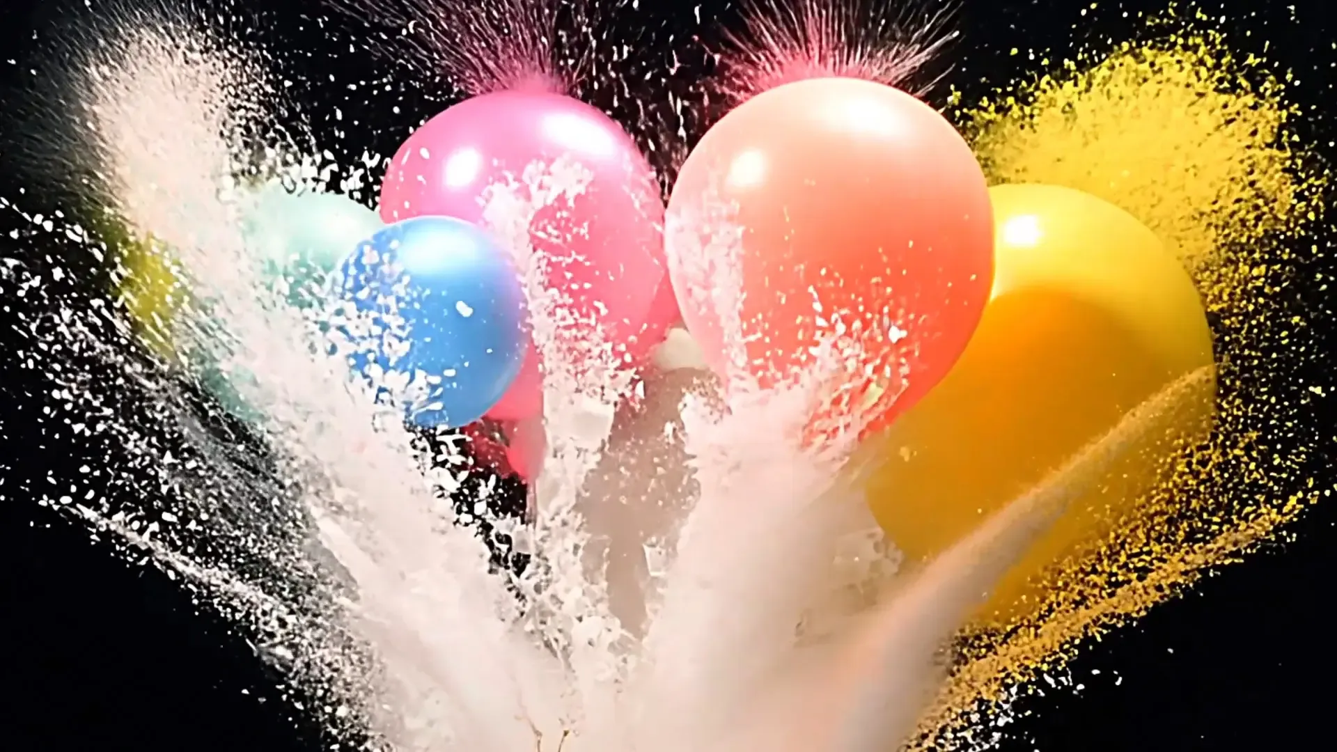 Vibrant Balloon Burst Transition for Birthday and Celebration Videos